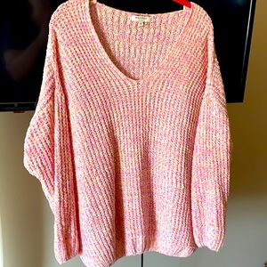 Pink Sweater - worn once for family photos